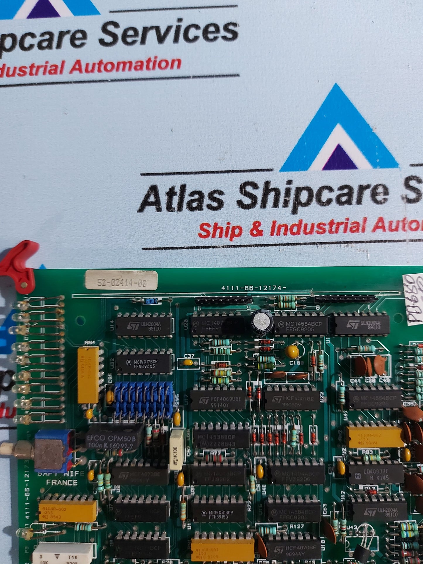 SAFT NIFE 4111-66-12173-01 STATIC SWITCH CONTROL A PCB CIRCUIT BOARD