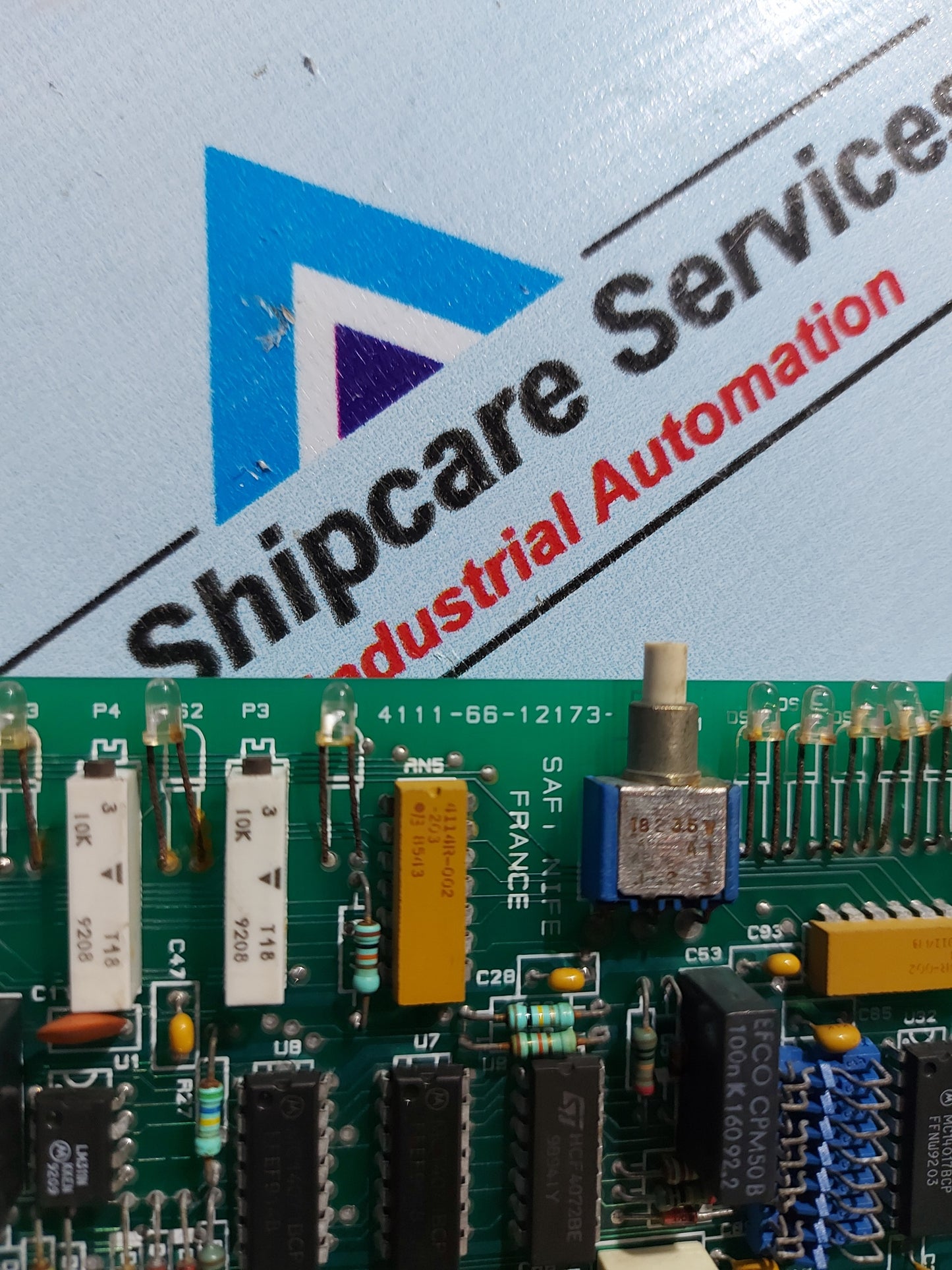 SAFT NIFE 4111-66-12173-01 STATIC SWITCH CONTROL A PCB CIRCUIT BOARD