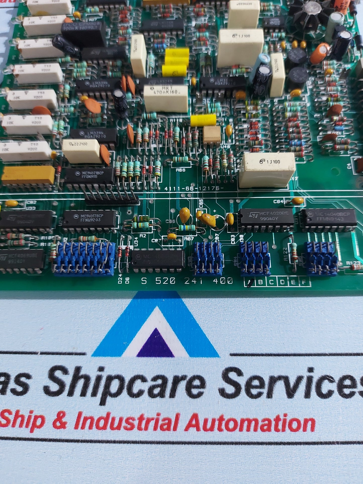 SAFT NIFE 4111-66-12173-01 STATIC SWITCH CONTROL A PCB CIRCUIT BOARD
