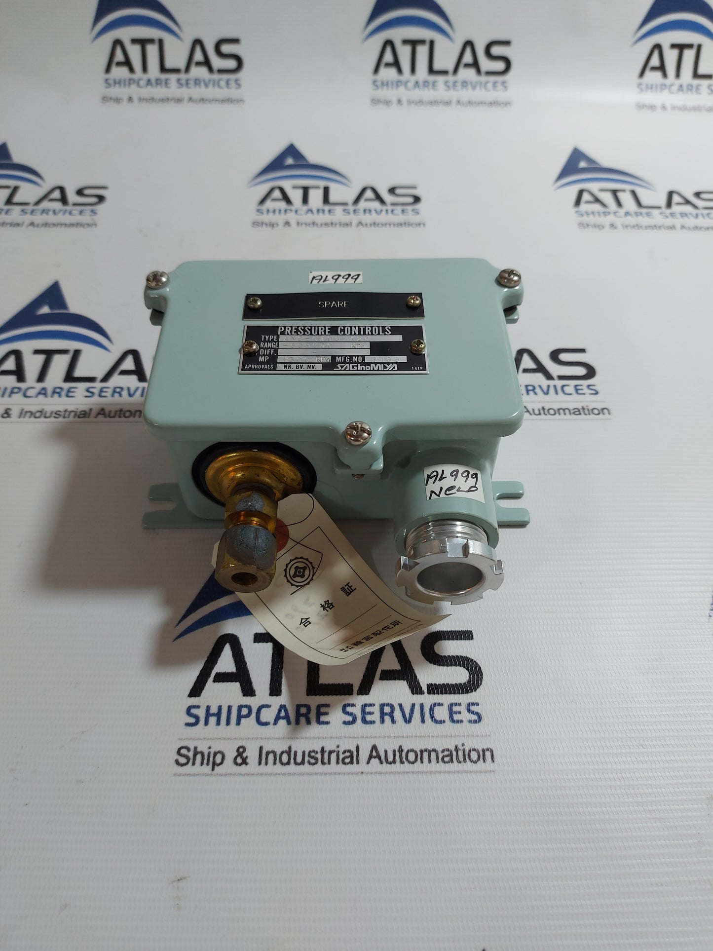 SAGINOMIYA ANS-C106WK2Q PRESSURE SWITCH -60 ~ 600 KPa