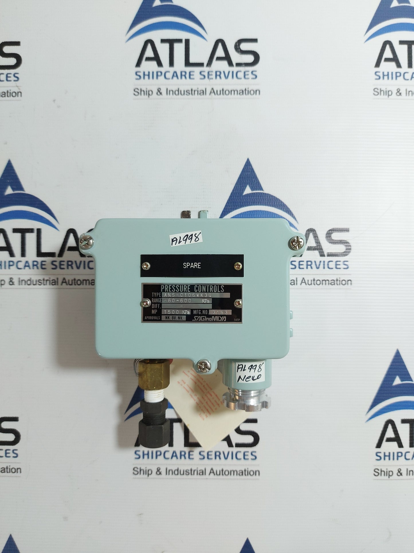 SAGINOMIYA ANS-C106WK3Q PRESSURE SWITCH -60 ~ 600 KPa