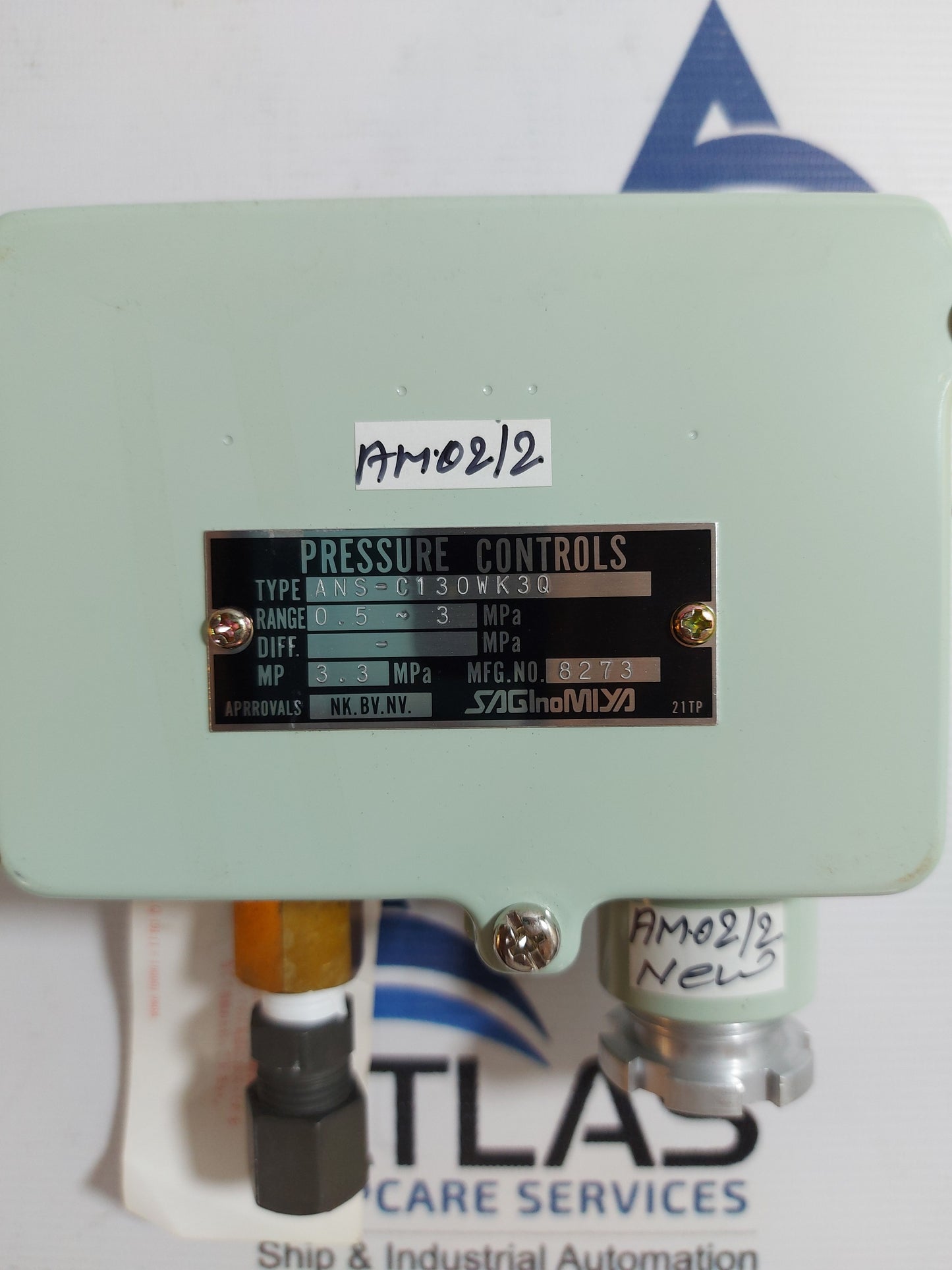 SAGINOMIYA ANS-C130WK3Q PRESSURE SWITCH 0.5~3 MPa