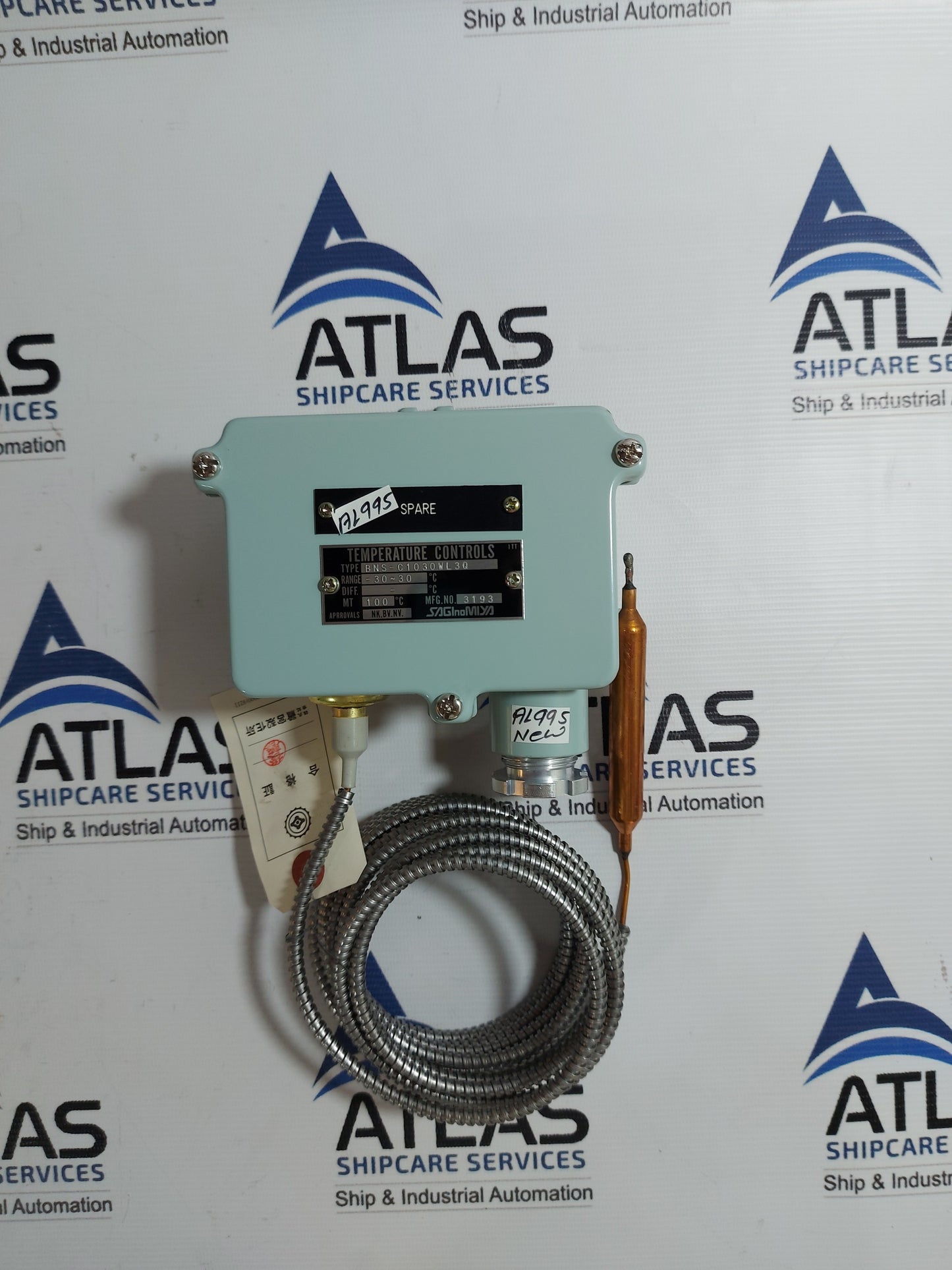 SAGINOMIYA BNS-C1030WL3Q TEMPERATURE CONTROL -30 ~ 30'C
