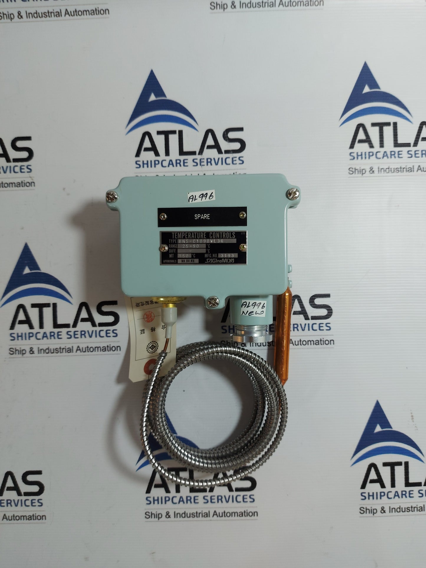 SAGINOMIYA BNS-C1090WL30 TEMPERATURE CONTROL 25 ~ 30
