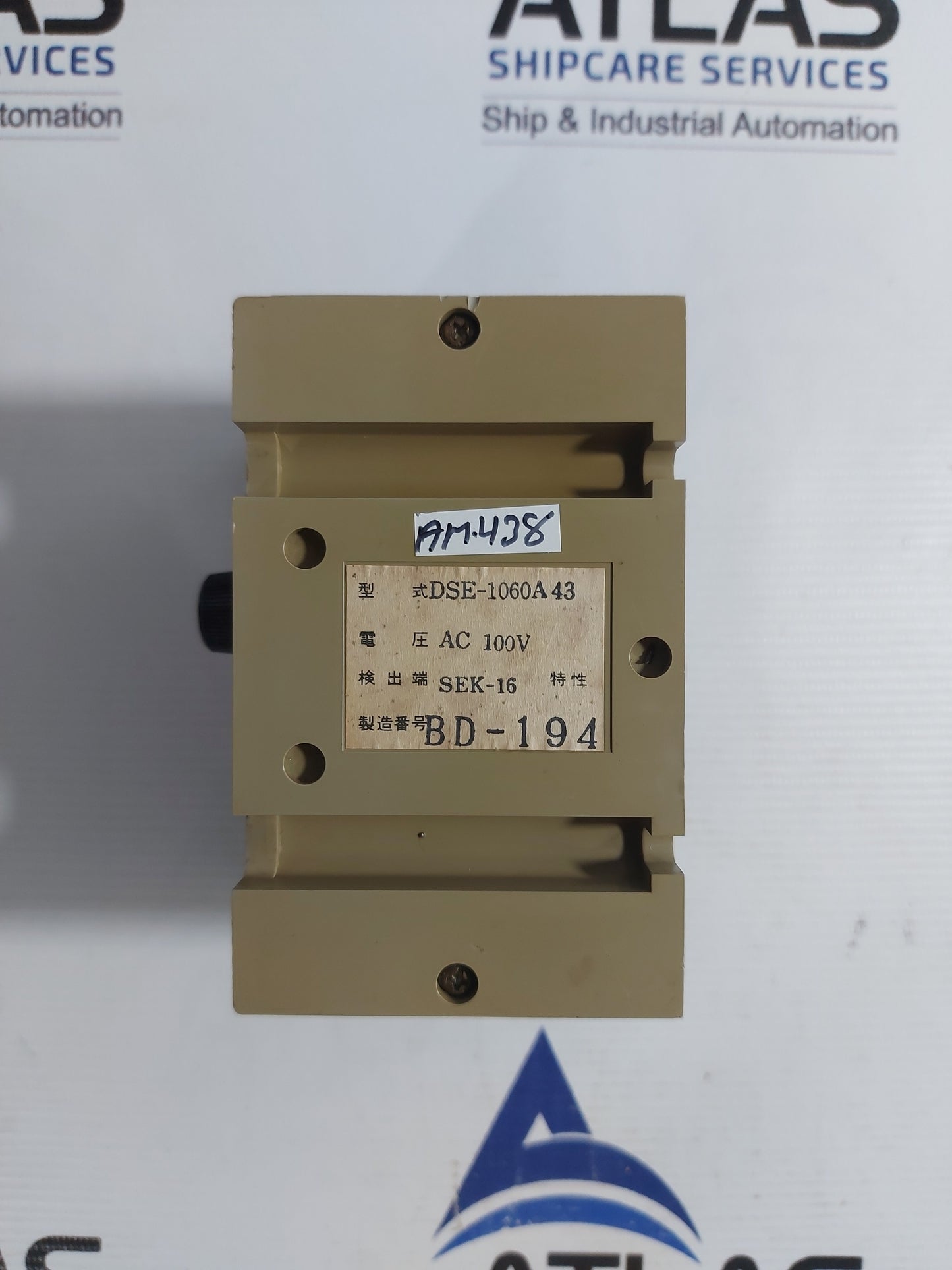 SAGINOMIYA DSE-1060A 43 THERMOSTAT THERMOCOUPLE TEMPERATURE CONTROLLER MODULE