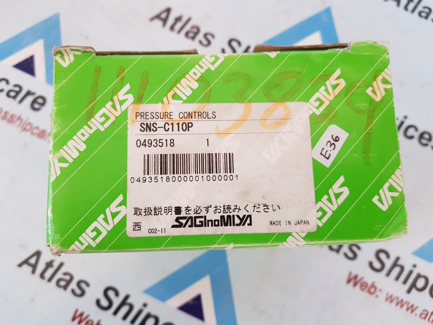 SAGINOMIYA SNS-C110P PRESSURE SWITCH