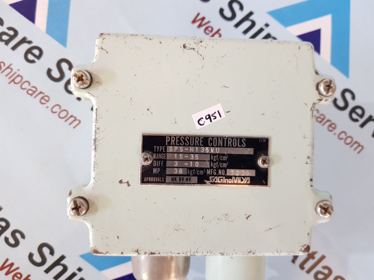 SAGINOMIYA SPS-H135WU PRESSURE CONTROLS