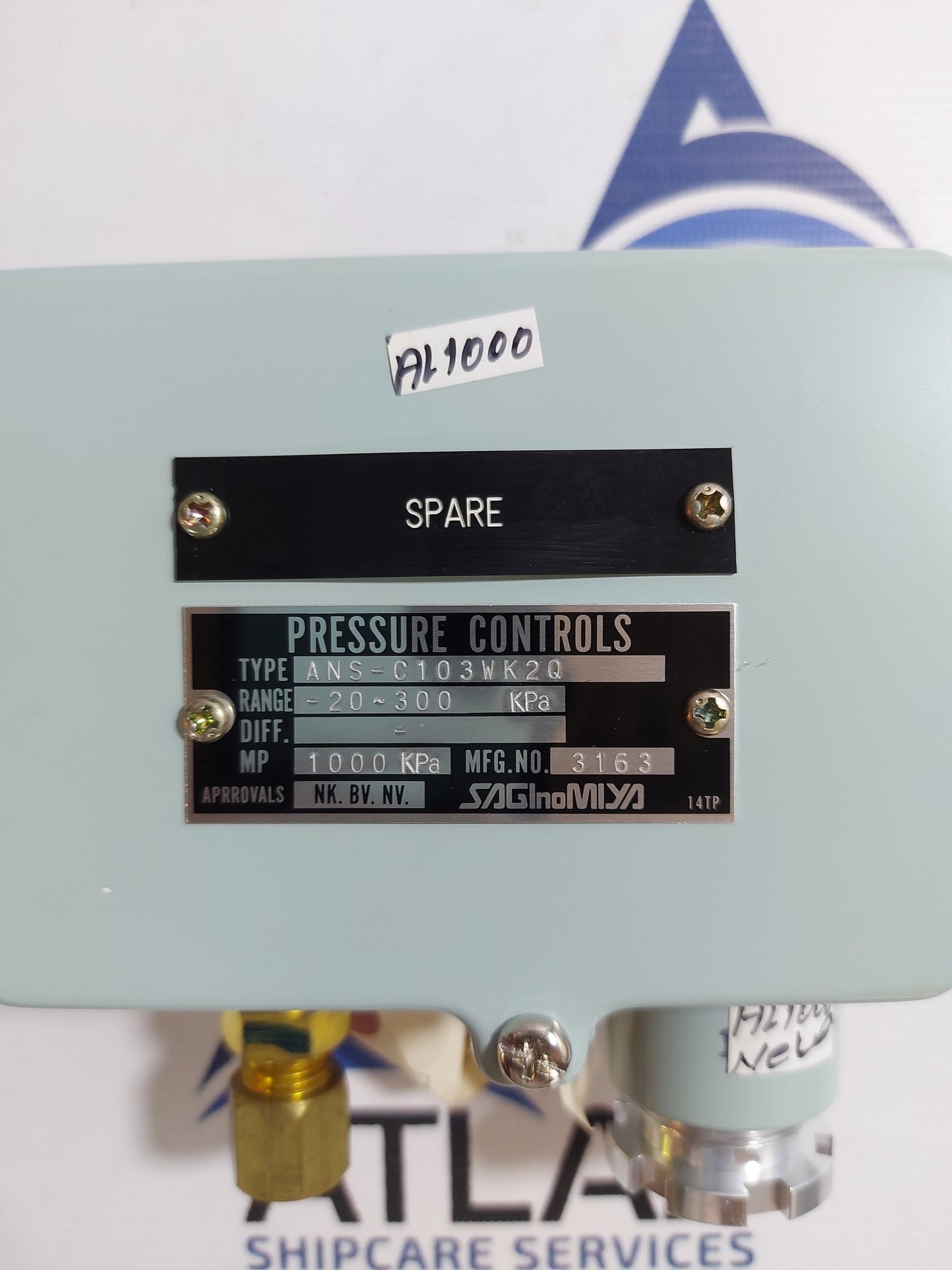 SAGINOMIYA ANS-C103WK2Q PRESSURE SWITCH -20 ~ 300 KPa
