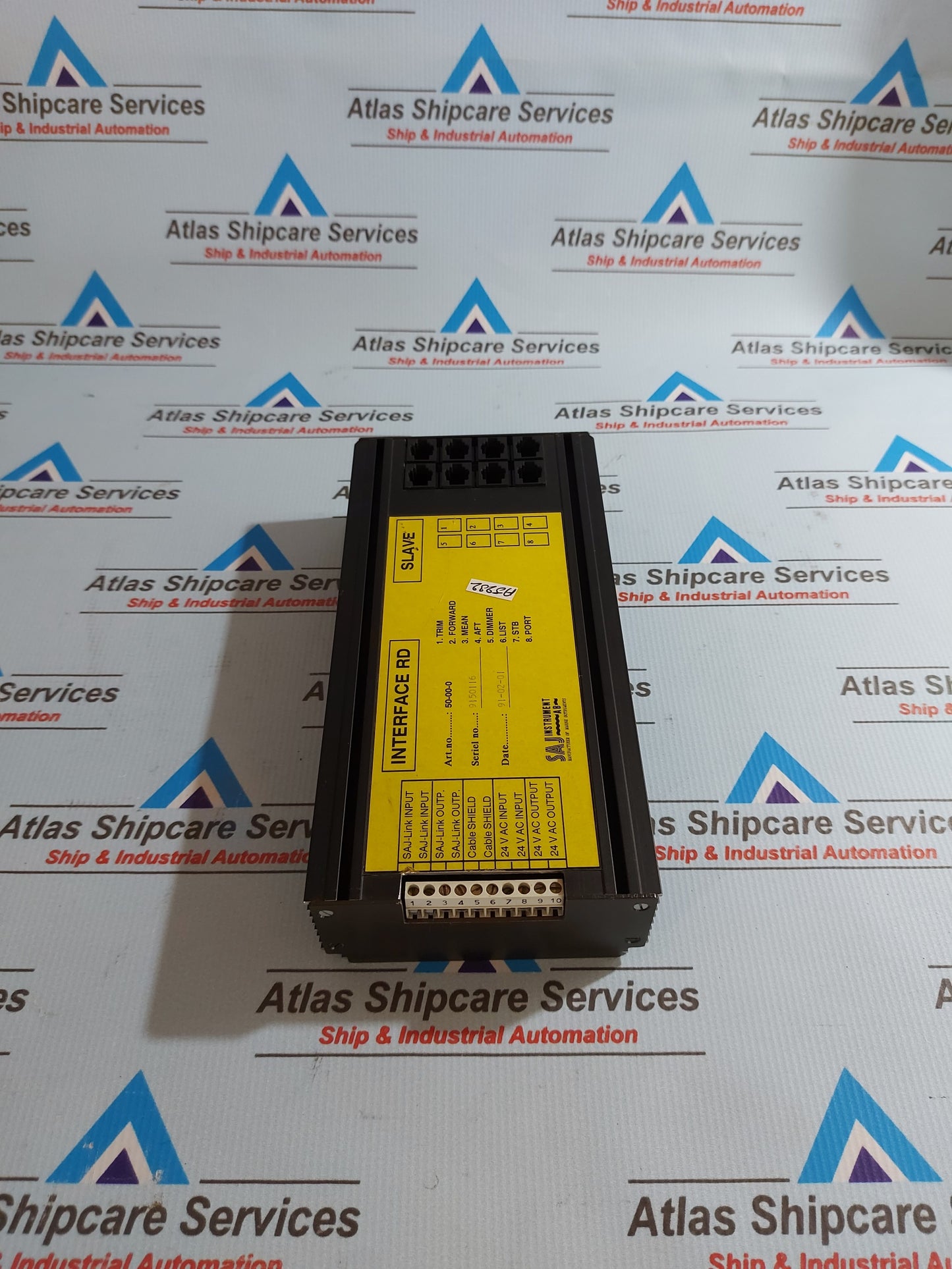 SAJ INSTRUMENTS 50-00-0 INTERFACE RD 91050116