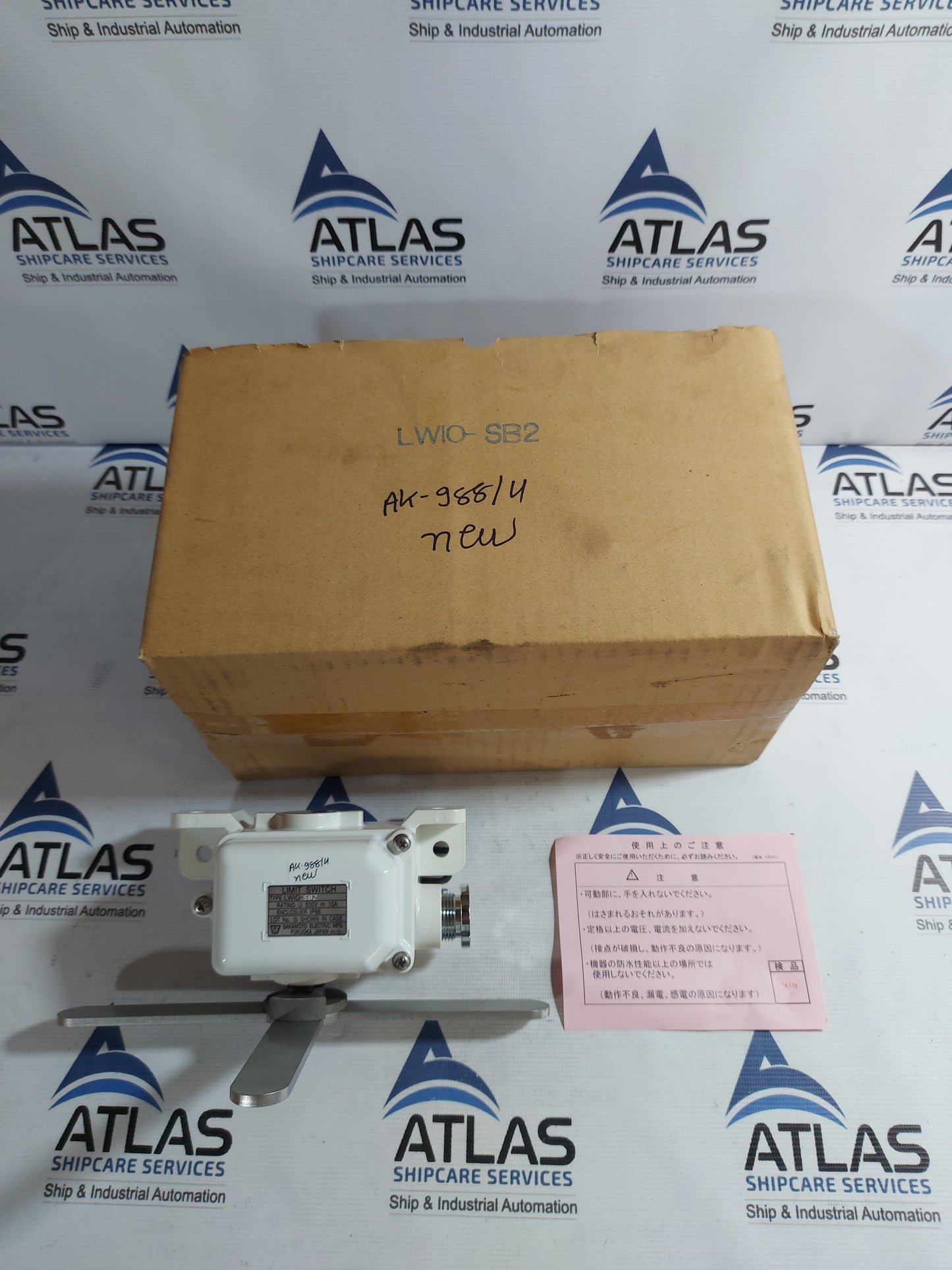 SAKAMOTO LWIO-SB2 LIMIT SWITCH IP66 500V 10A