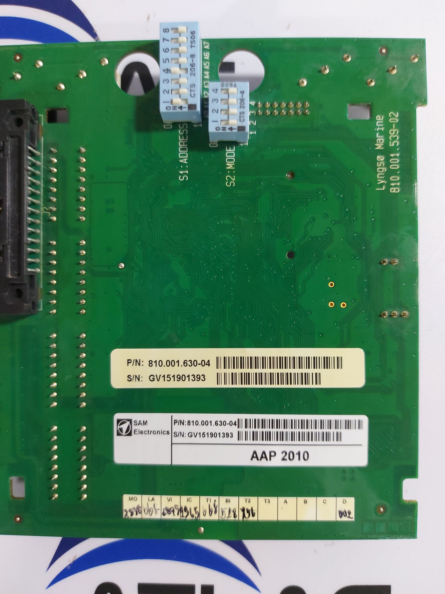 SAM ELECTRONICS AAP 2010 BRIDGE NAVIGATIONAL ALARM SYSTEM