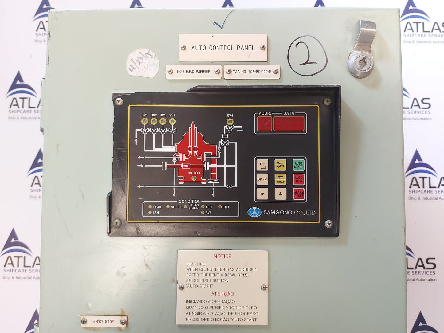 SAMGONG PURIFIER AUTO CONTROL PANEL