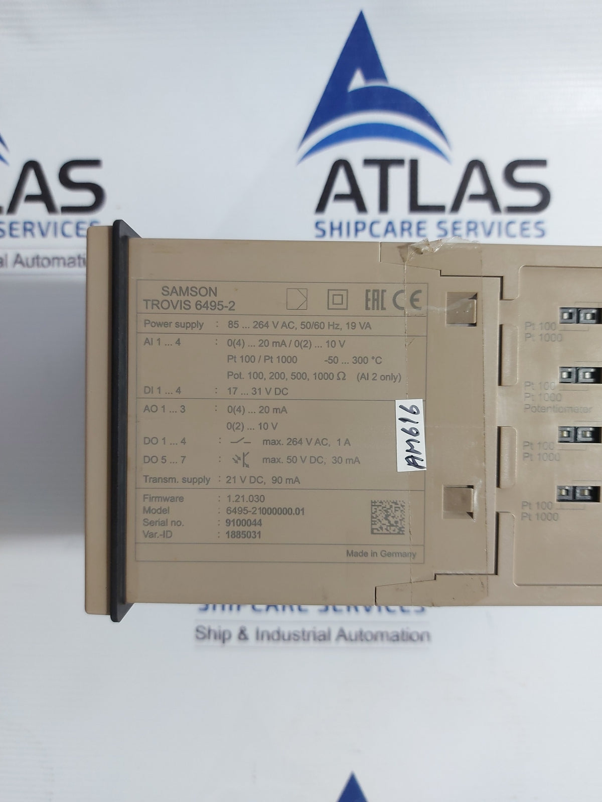 SAMSON TROVIS 6495-2 INDUSTRIAL CONTROLLER