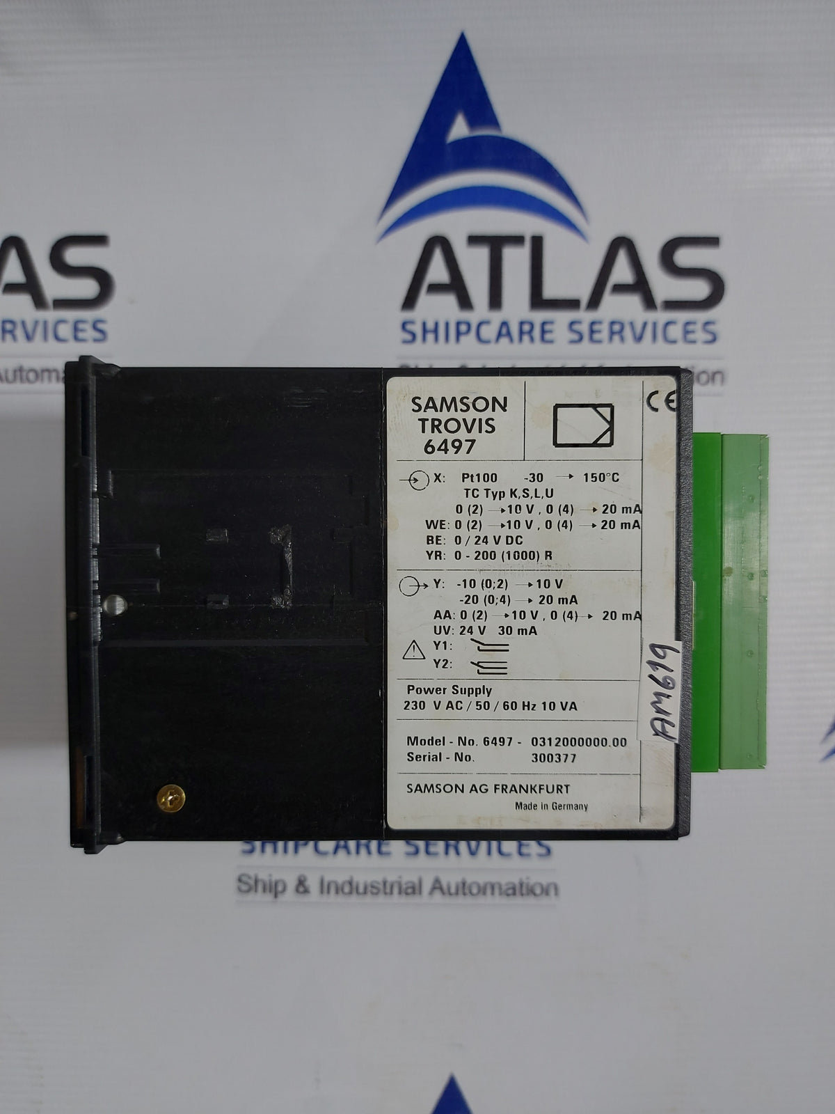 SAMSON TROVIS 6497 DIGITAL TEMPERATURE CONTROLLER