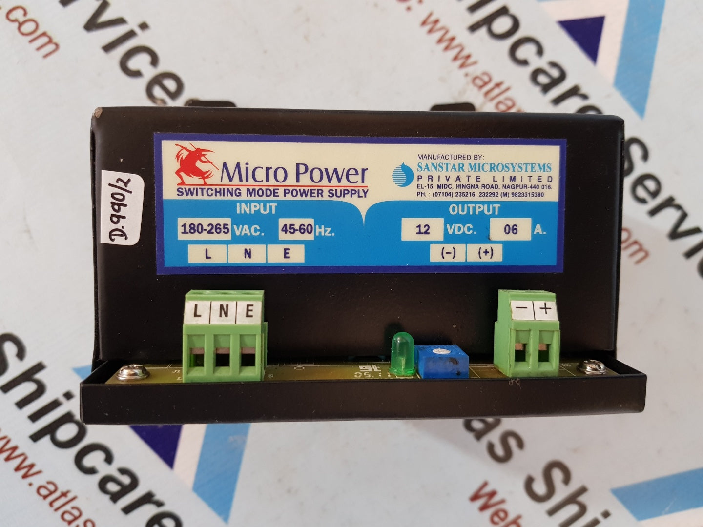 SANSTAR MICROSYSTEM MICRO POWER SWITCHING MODE POWER SUPPLY