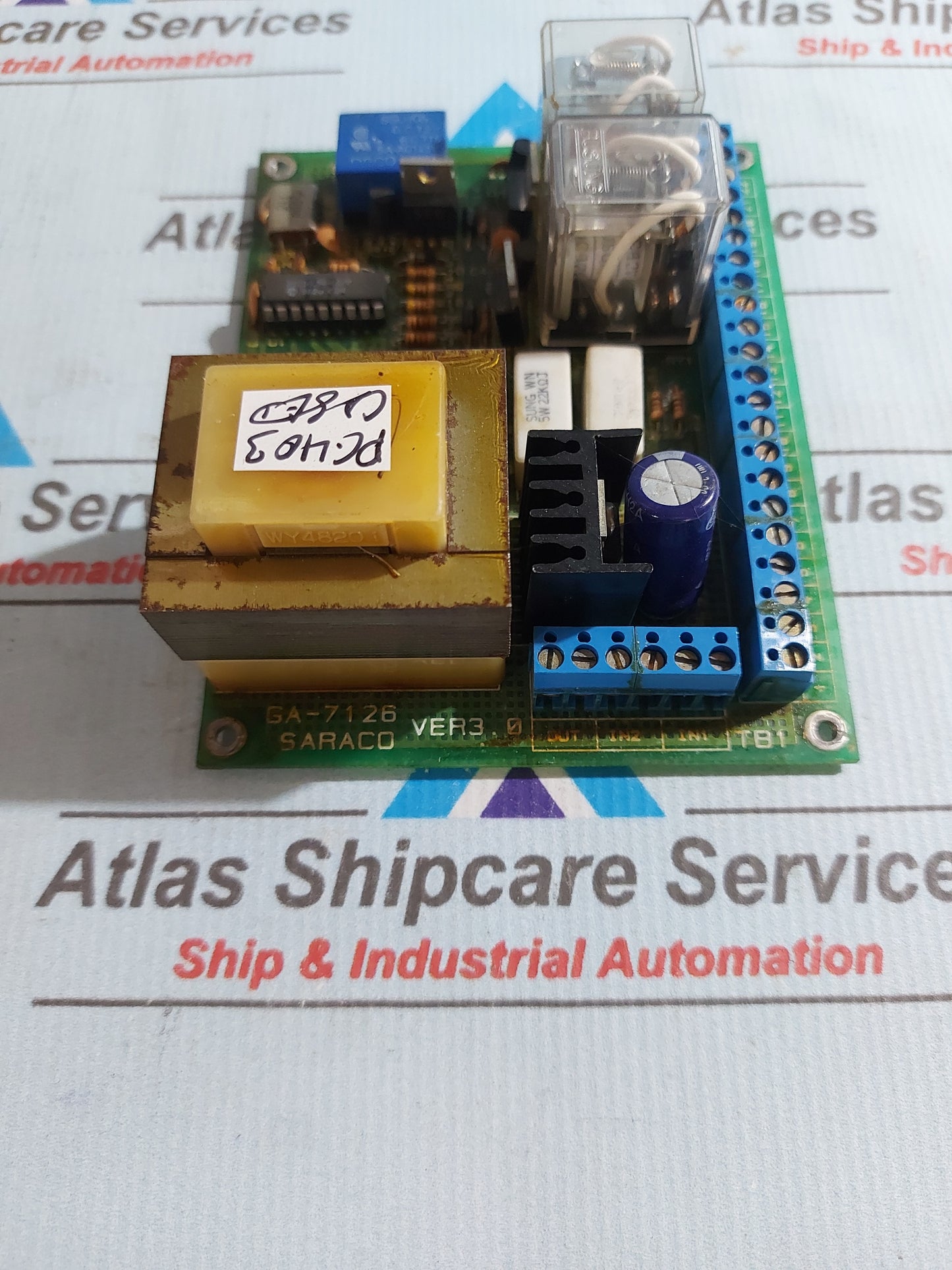 SARACO GA-7126 VER 3.0 PRINTED CIRCUIT BOARD