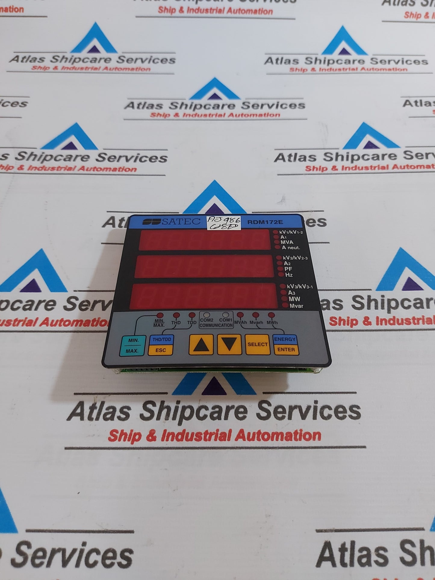 SATEC RDM172E REMOTE DISPLAY MODULE