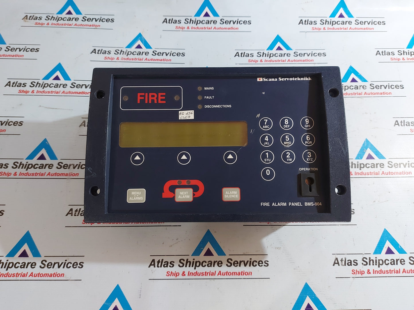 SCANA SERVOTEKNIKK BMS-904 mini E4 FIRE ALARM PANEL