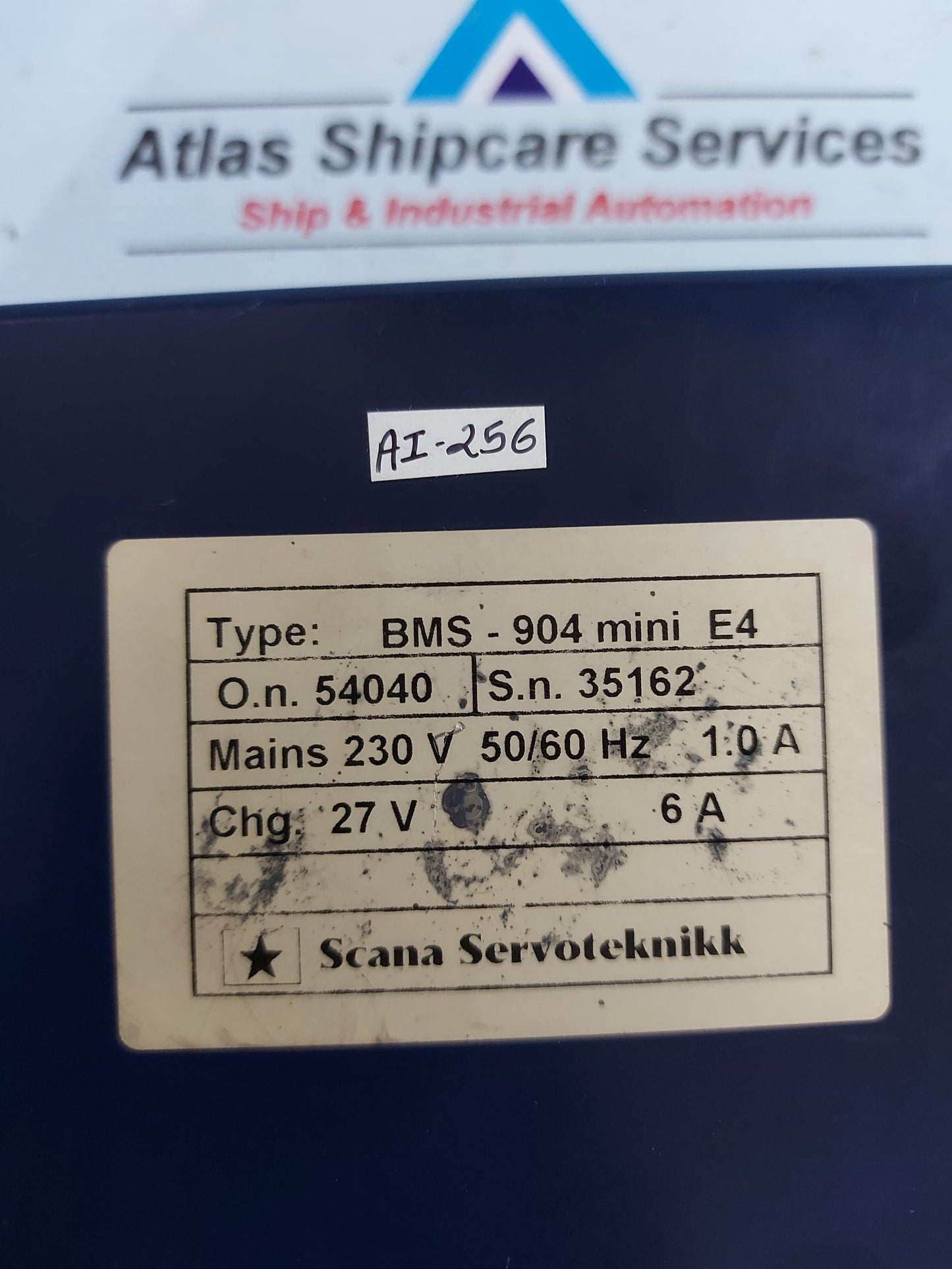 SCANA SERVOTEKNIKK BMS-904 mini E4 FIRE ALARM PANEL