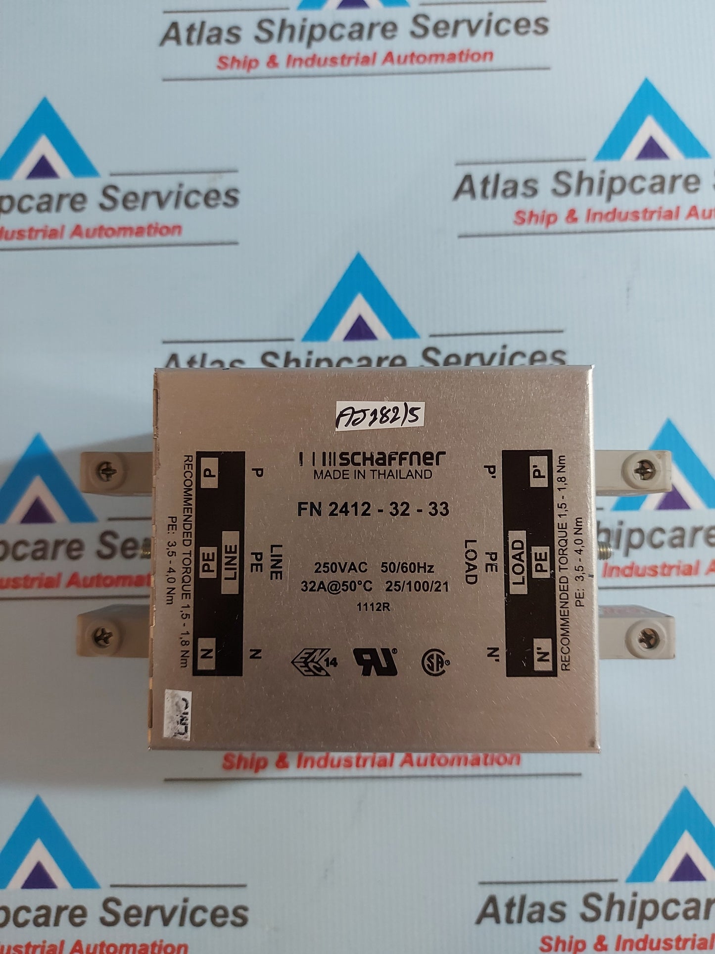 SCHAFFNER FN 2412-32-33 POWER LINE FILTER 32A 250VAC