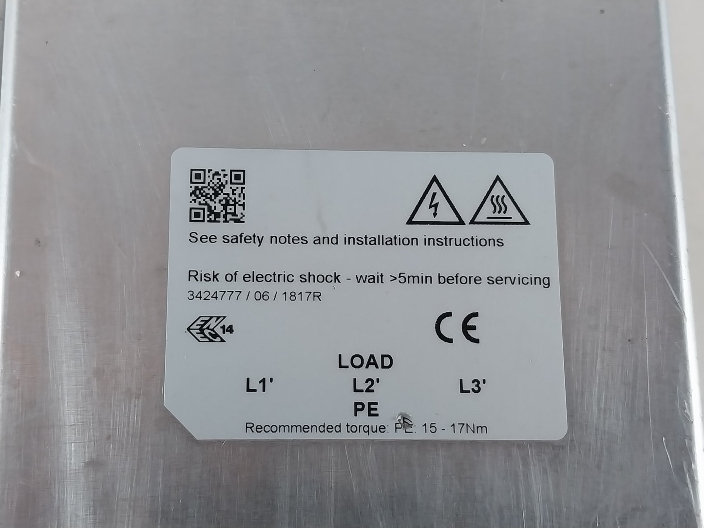 SCHAFFNER FN258L-250-07 DRIVER CONVERTER 480/275V