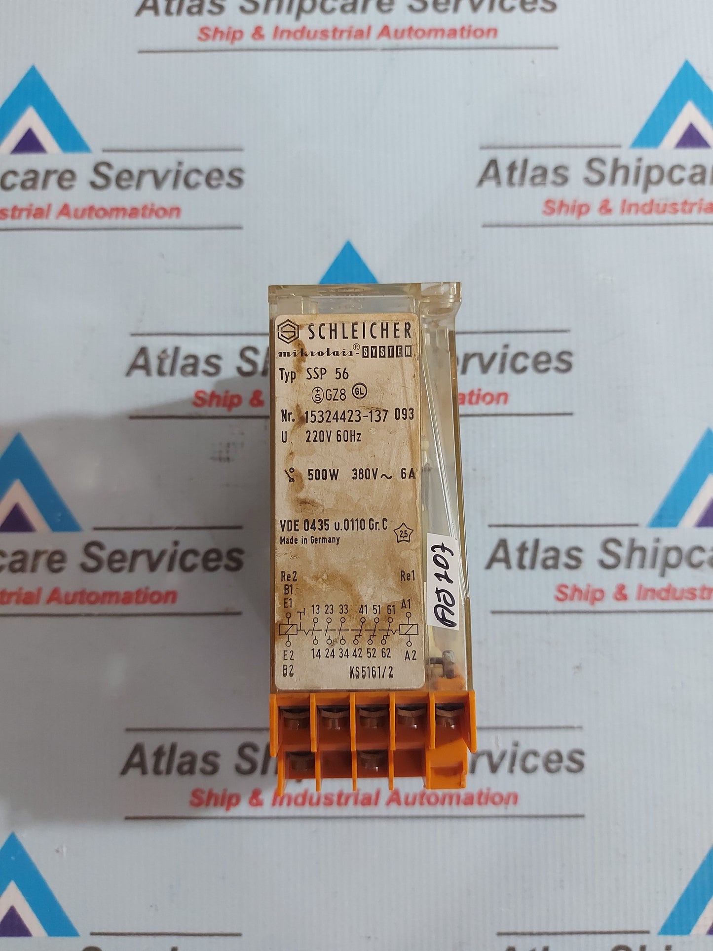 SCHLEICHER SSP 56 TIME RELAY 220V 60Hz