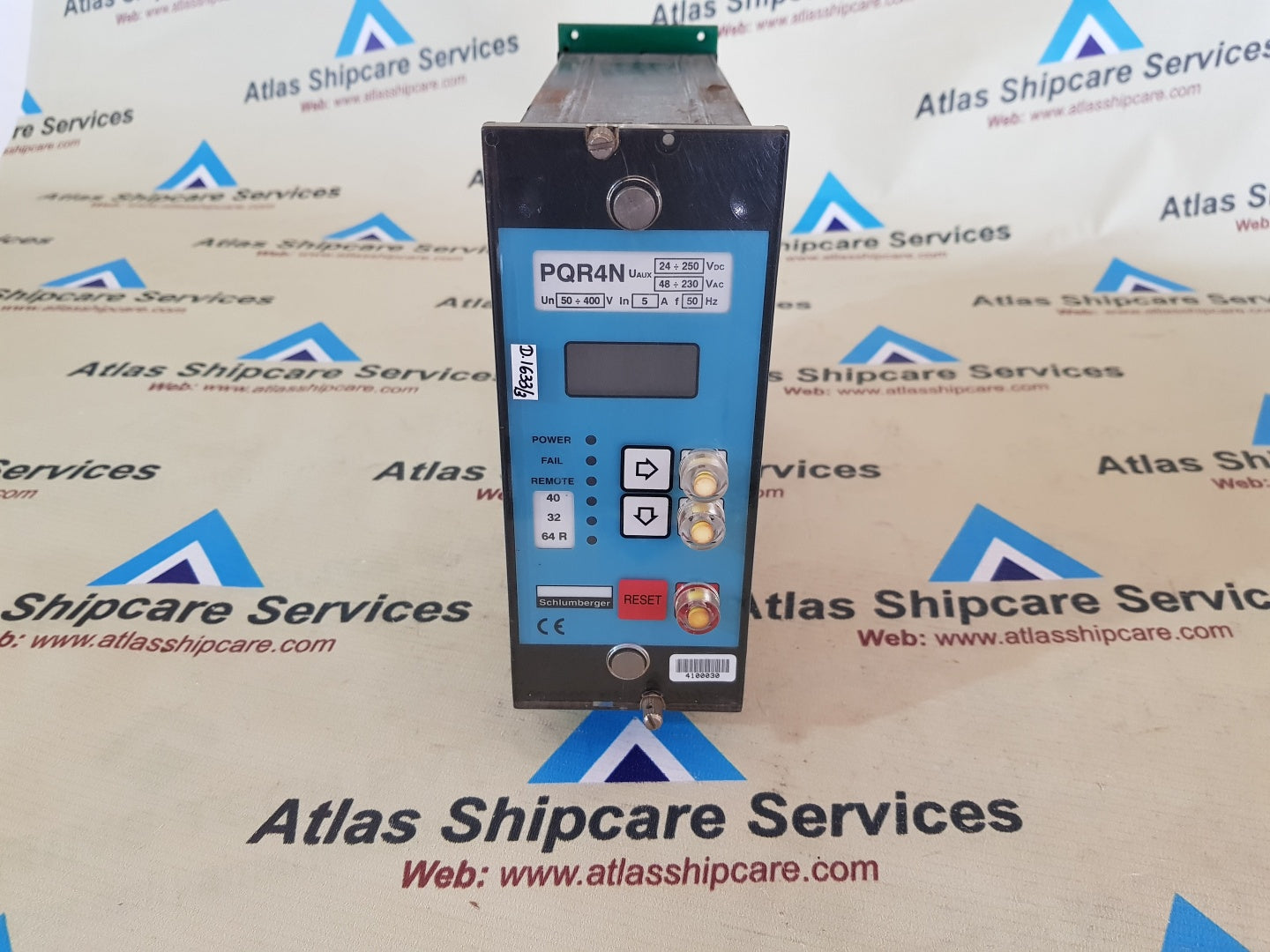 SCHLUMBERGER PQR4N GENERATOR PROTECTION RELAY