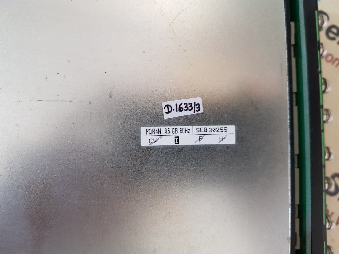 SCHLUMBERGER PQR4N GENERATOR PROTECTION RELAY