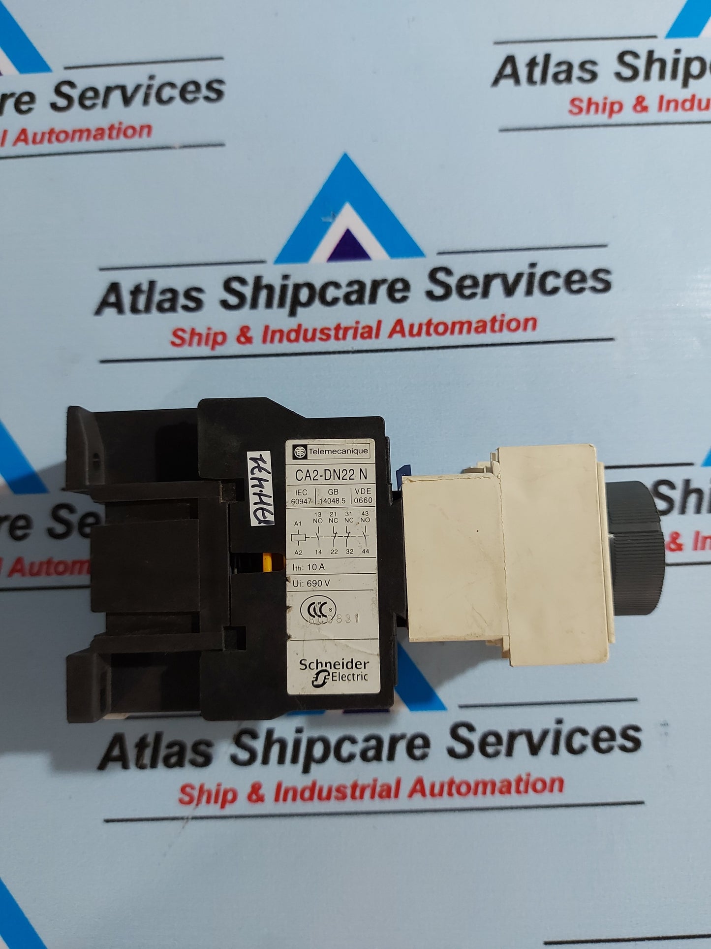 SCHNEIDER ELECTRIC LADR2 TIME DELAY BLOCK CA2-DN22 N AUXILIARY CONTACTOR
