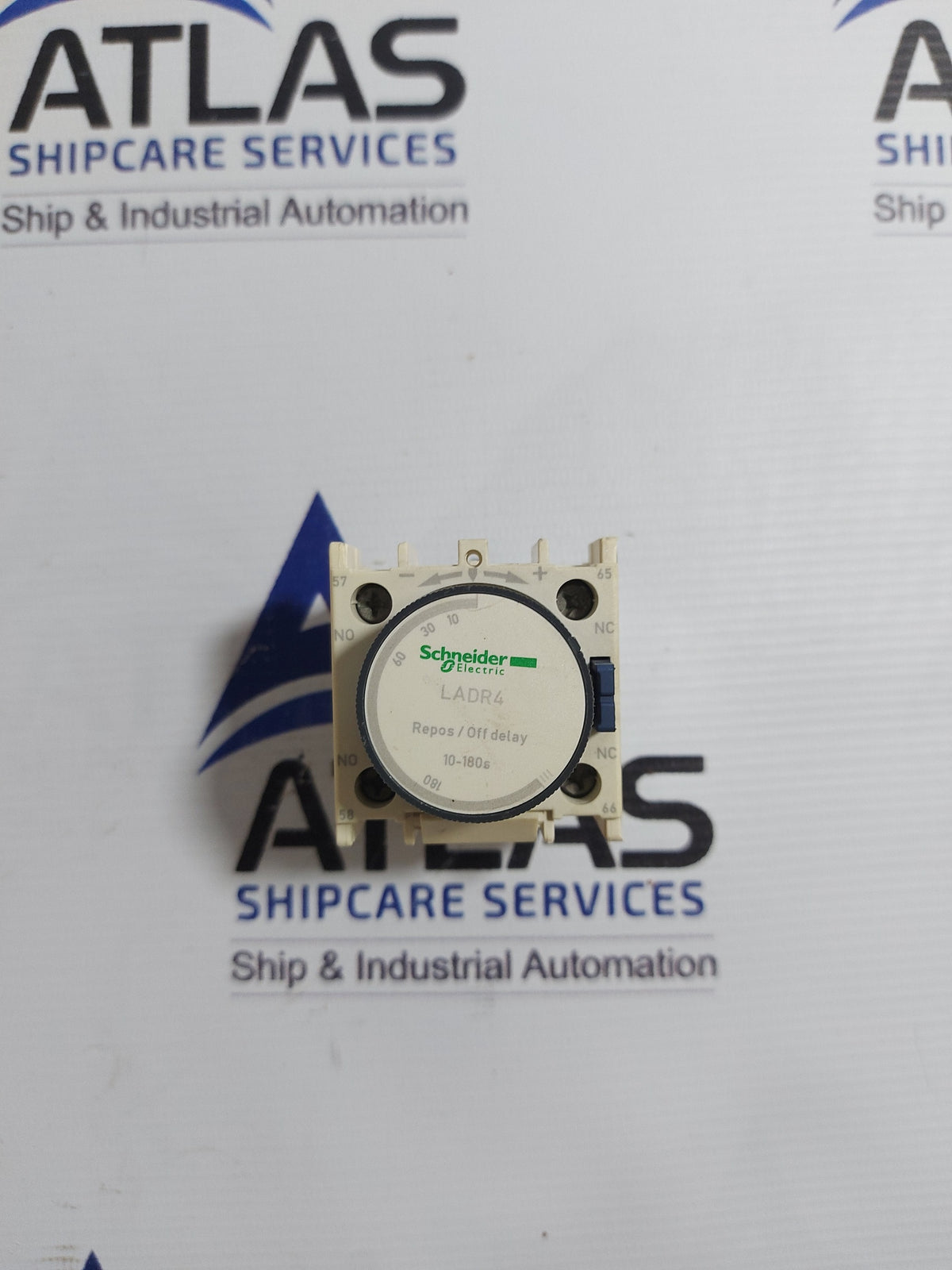 SCHNEIDER ELECTRIC LADR4 TIME DELAY BLOCK 10-180 SEC.