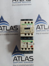SCHNEIDER ELECTRIC LC1 D09 CONTACTOR WITH LR3D 166 OVERLOAD RELAY