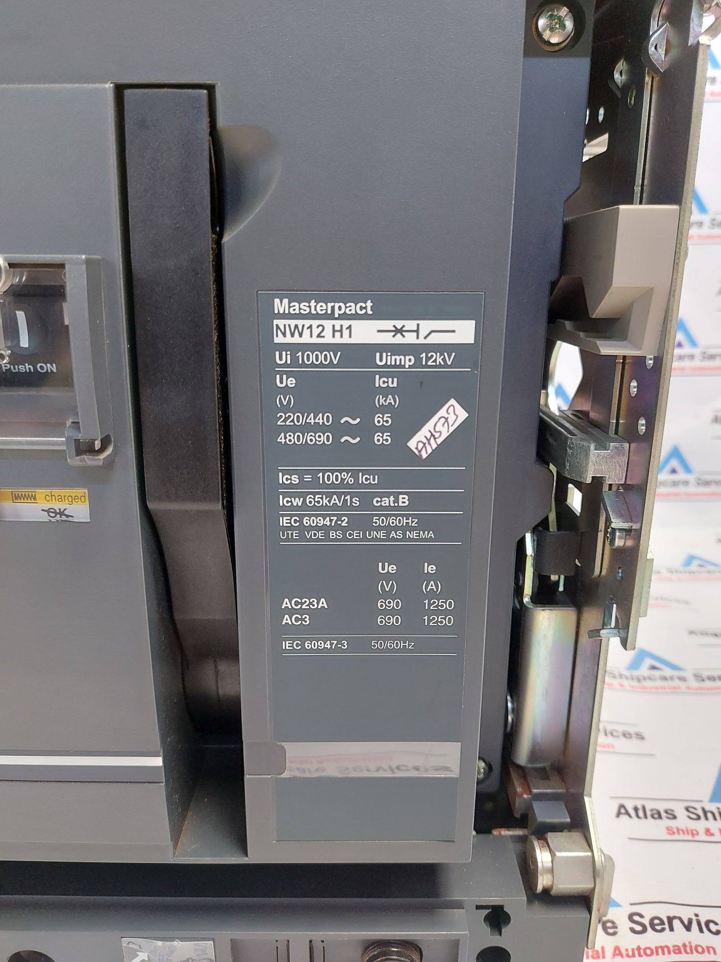 SCHNEIDER ELECTRIC MASTERPACT NW12 H1 CIRCUIT BREAKER