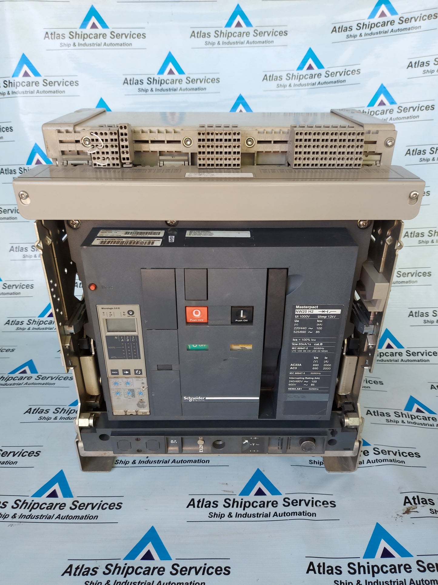 SCHNEIDER ELECTRIC MASTERPACT NW20 H2 AIR CIRCUIT BREAKER 2000AMP