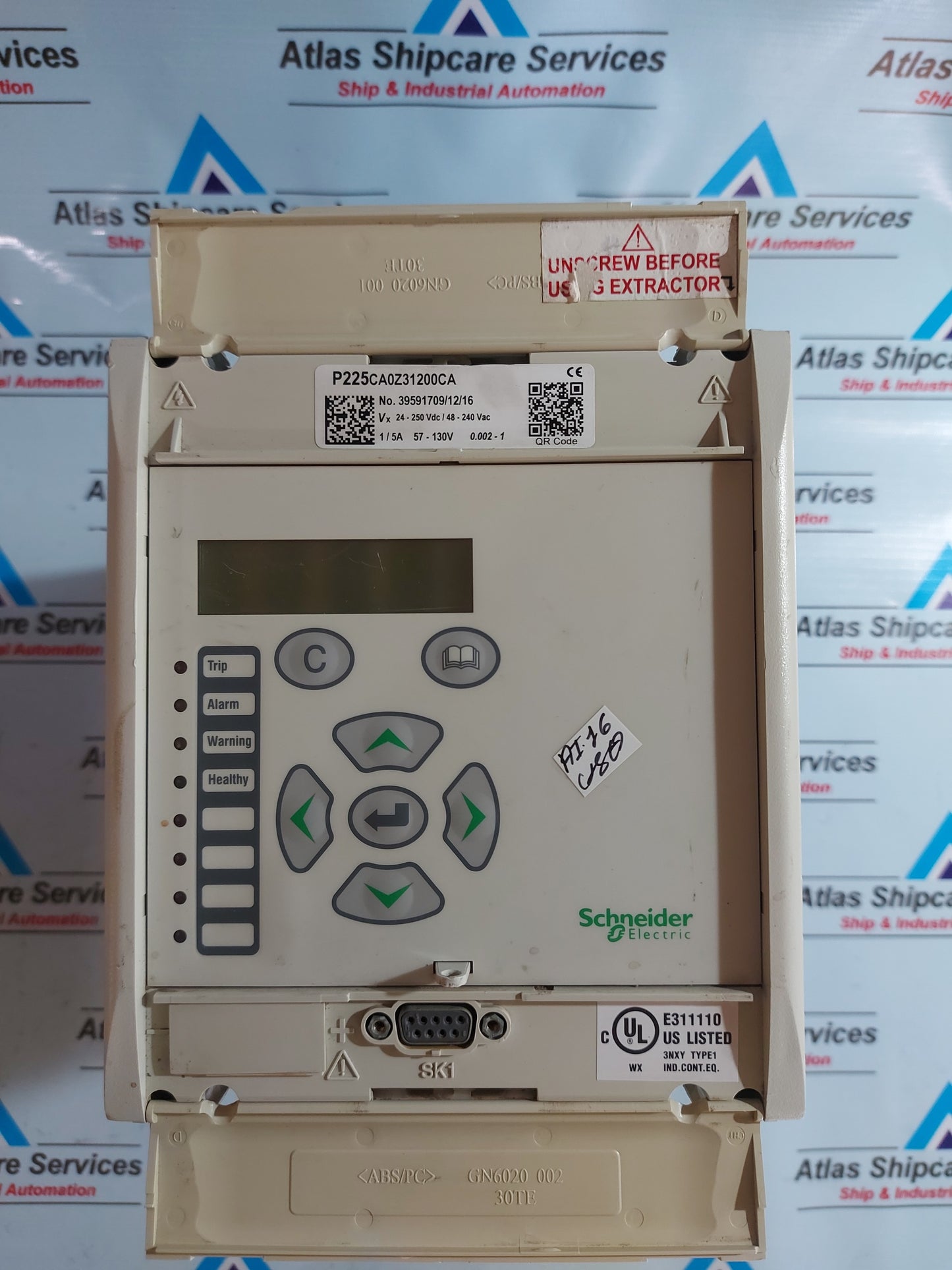 SCHNEIDER ELECTRIC MICOM P225 PROTECTION RELAY P225CA0Z31200CA