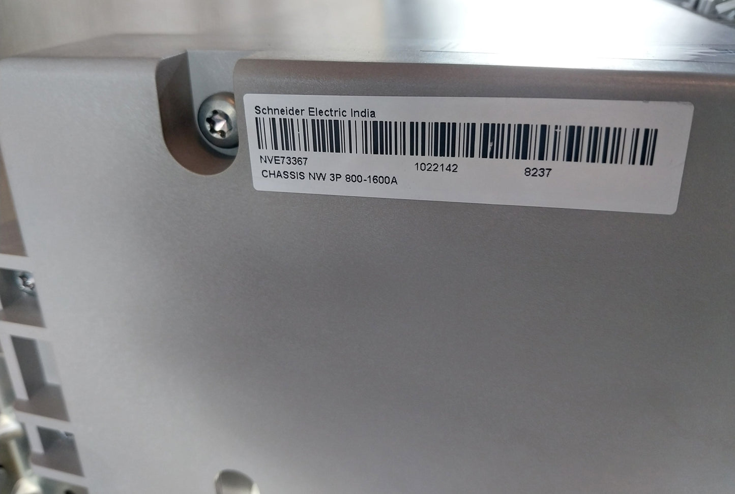 SCHNEIDER ELECTRIC NW08 H1 MASTERPACT CIRCUIT BREAKER 800A 3 POLE