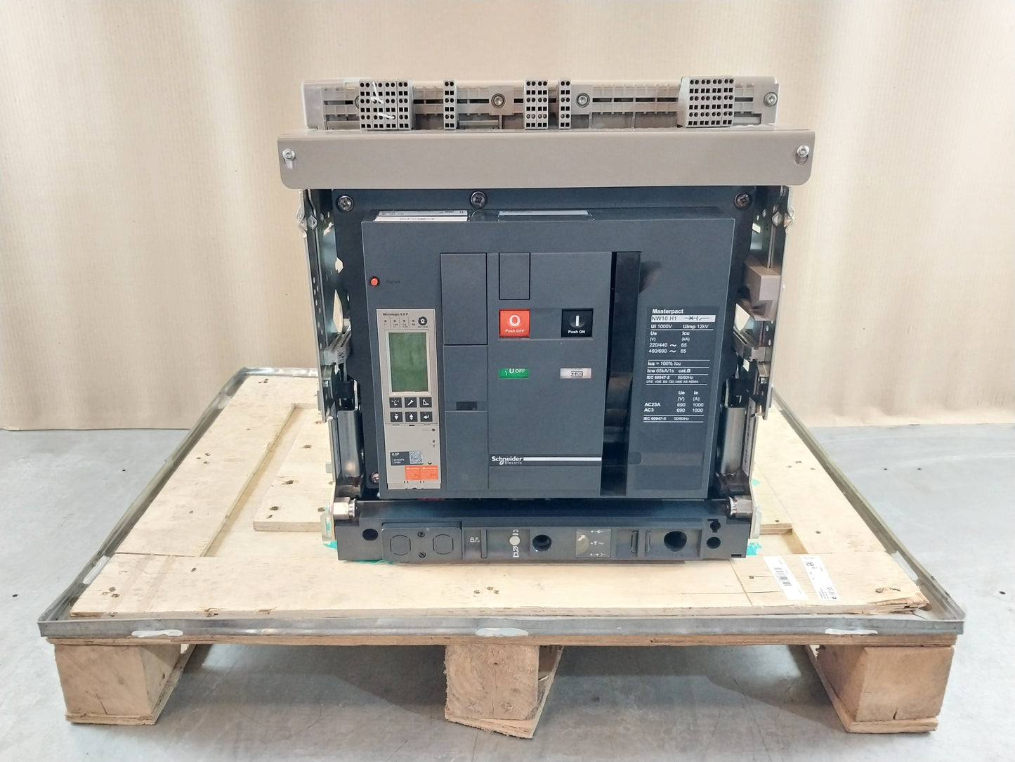 SCHNEIDER ELECTRIC NW10 H1 MASTERPACT CIRCUIT BREAKER 1000A 3 POLE