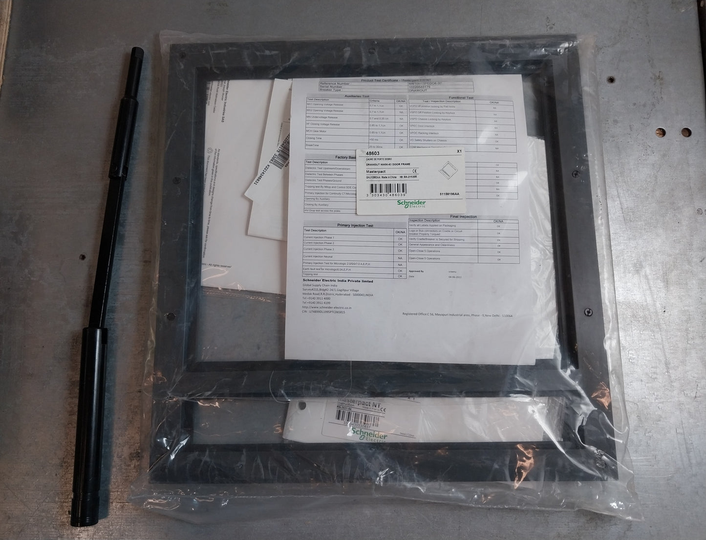 SCHNEIDER ELECTRIC NW10 H1 MASTERPACT CIRCUIT BREAKER 1000A 3 POLE