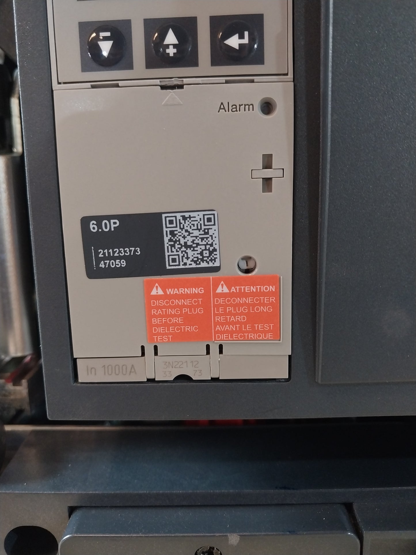 SCHNEIDER ELECTRIC NW10 H1 MASTERPACT CIRCUIT BREAKER 1000A 3 POLE