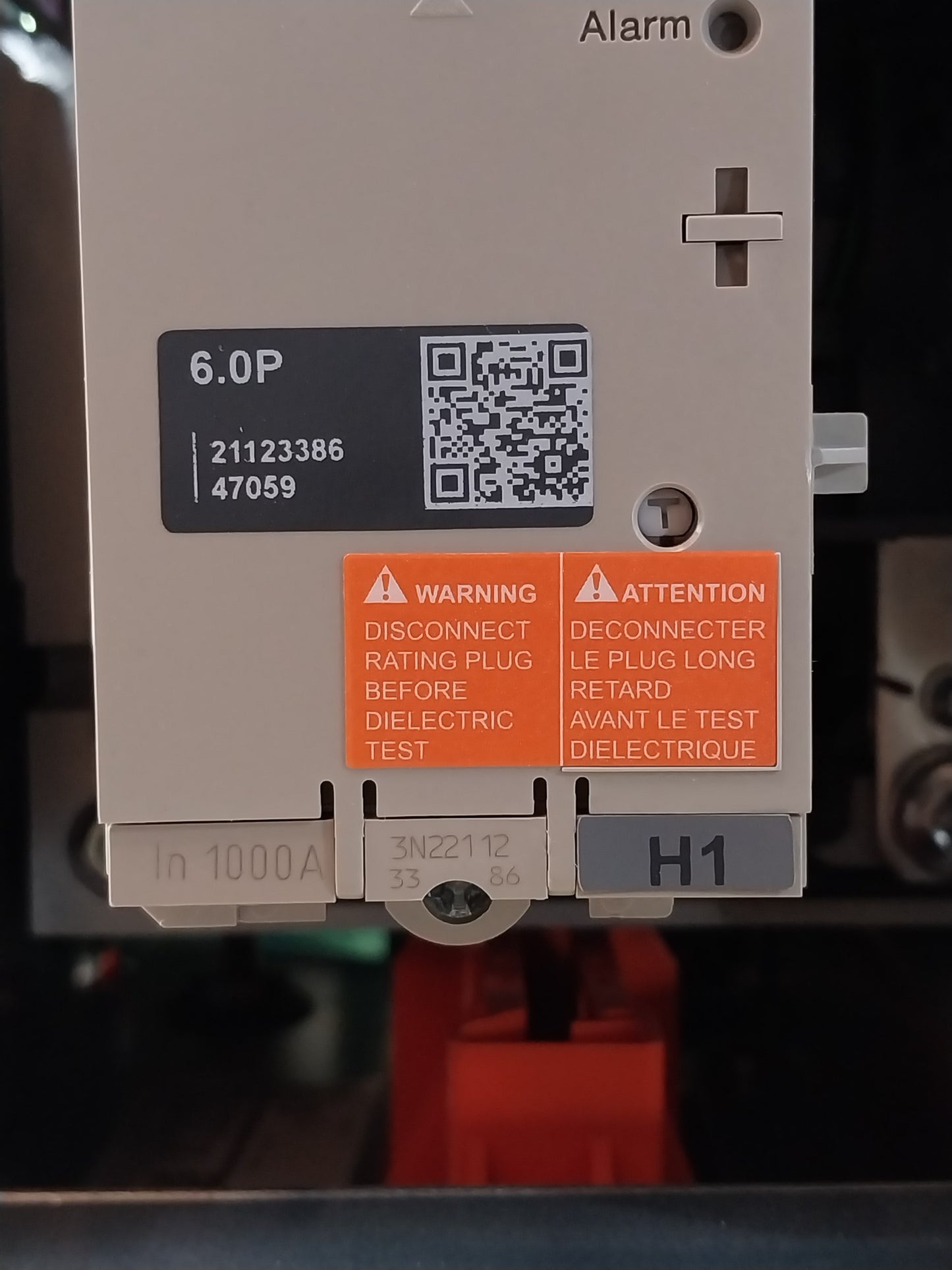 SCHNEIDER ELECTRIC NW10 H1 MASTERPACT CIRCUIT BREAKER 1000A 3 POLE