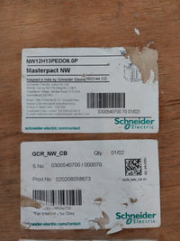 SCHNEIDER ELECTRIC NW12 H1 MASTERPACT CIRCUIT BREAKER 1250A 3 POLE