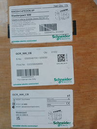 SCHNEIDER ELECTRIC NW20 H1 MASTERPACT AIR CIRCUIT BREAKER 2000A 4 POLE