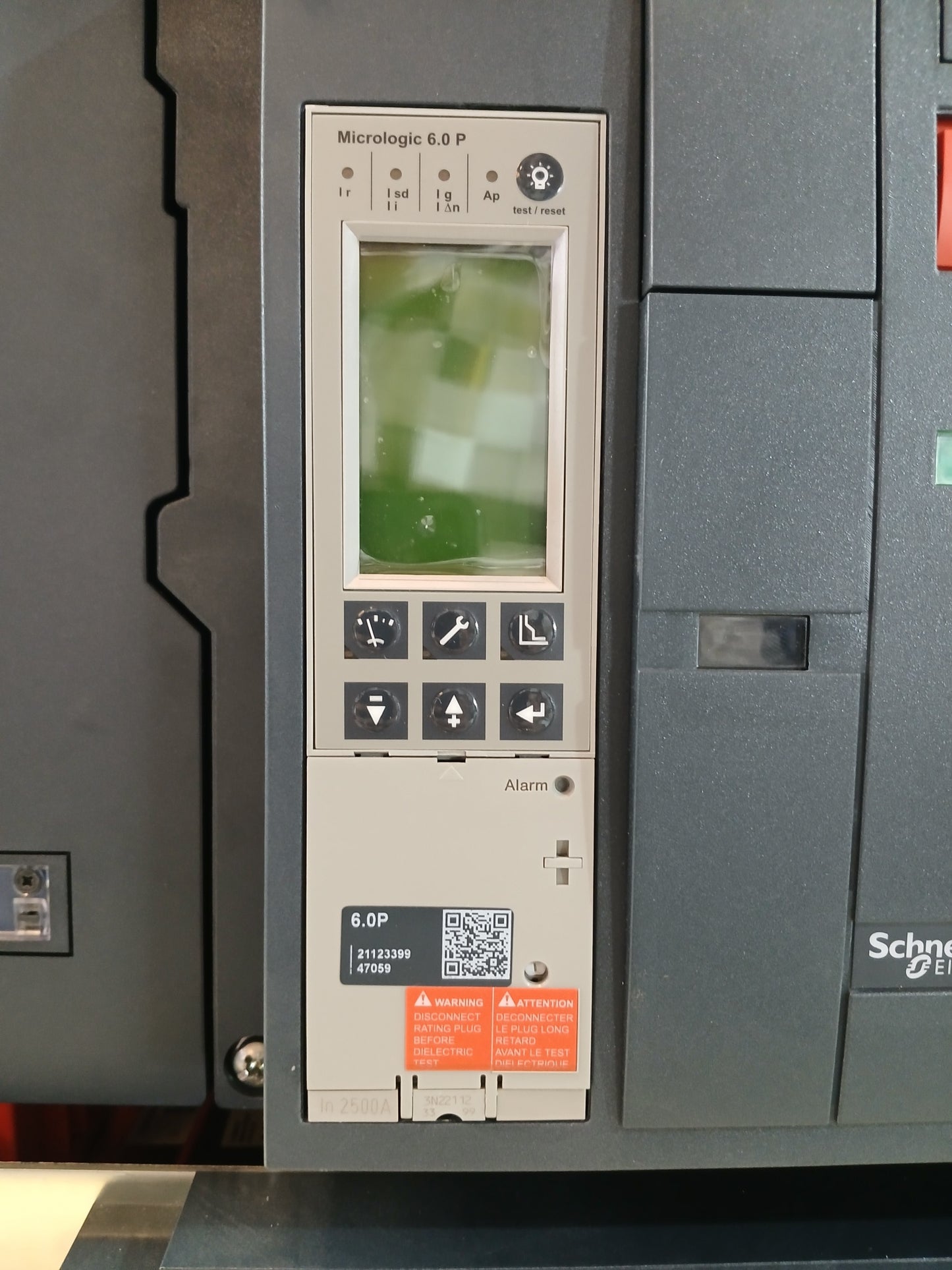 SCHNEIDER ELECTRIC NW25 H1 MASTERPACT AIR CIRCUIT BREAKER 2500A 4 POLE