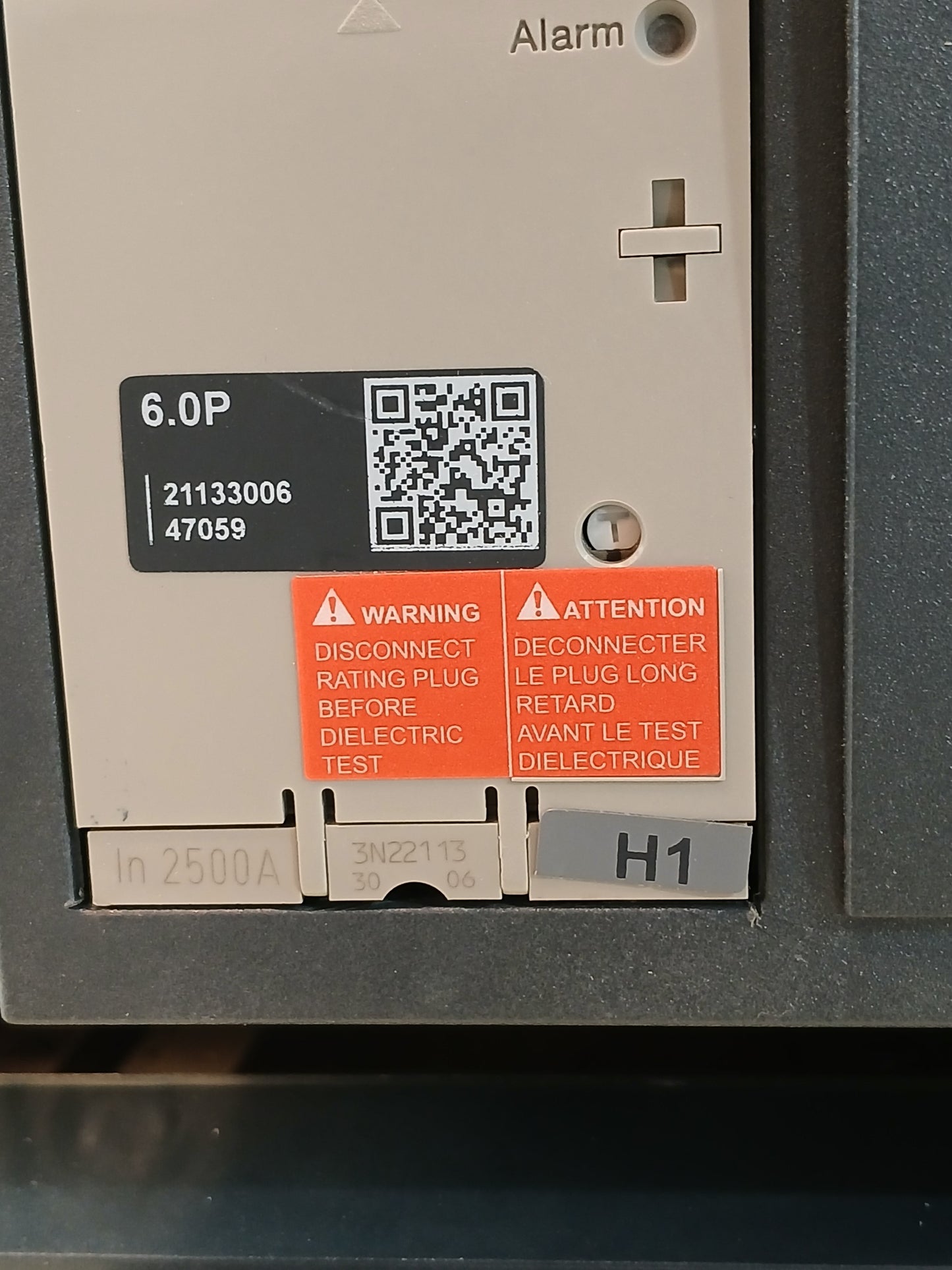SCHNEIDER ELECTRIC NW25 H1 MASTERPACT CIRCUIT BREAKER 2500A 4 POLE
