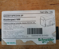 SCHNEIDER ELECTRIC NW25 H1 MASTERPACT CIRCUIT BREAKER 2500A 4 POLE