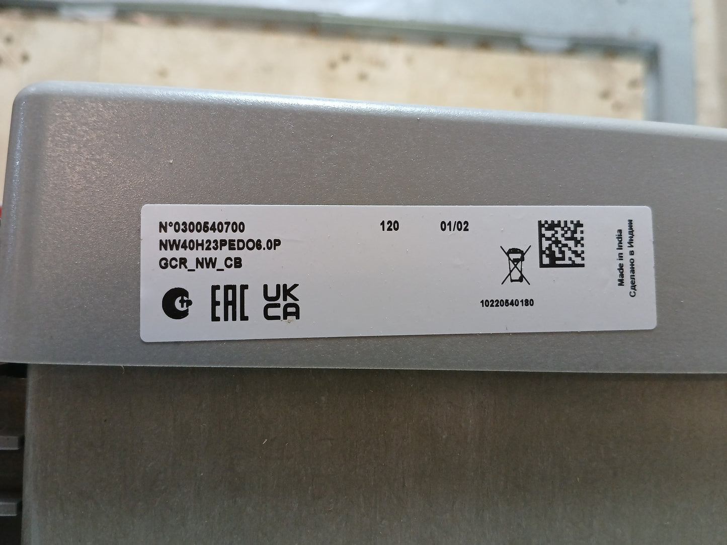 SCHNEIDER ELECTRIC NW40 H2 MASTERPACT CIRCUIT BREAKER 4000A 3 POLE