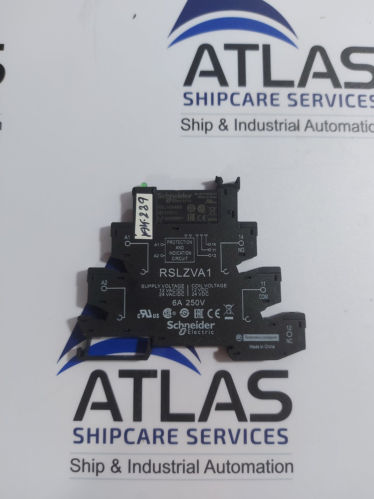 SCHNEIDER ELECTRIC RSLZVA1 SCREW SOCKET EQUIPMENT WITH LED AND PROTECTION CIRCUIT