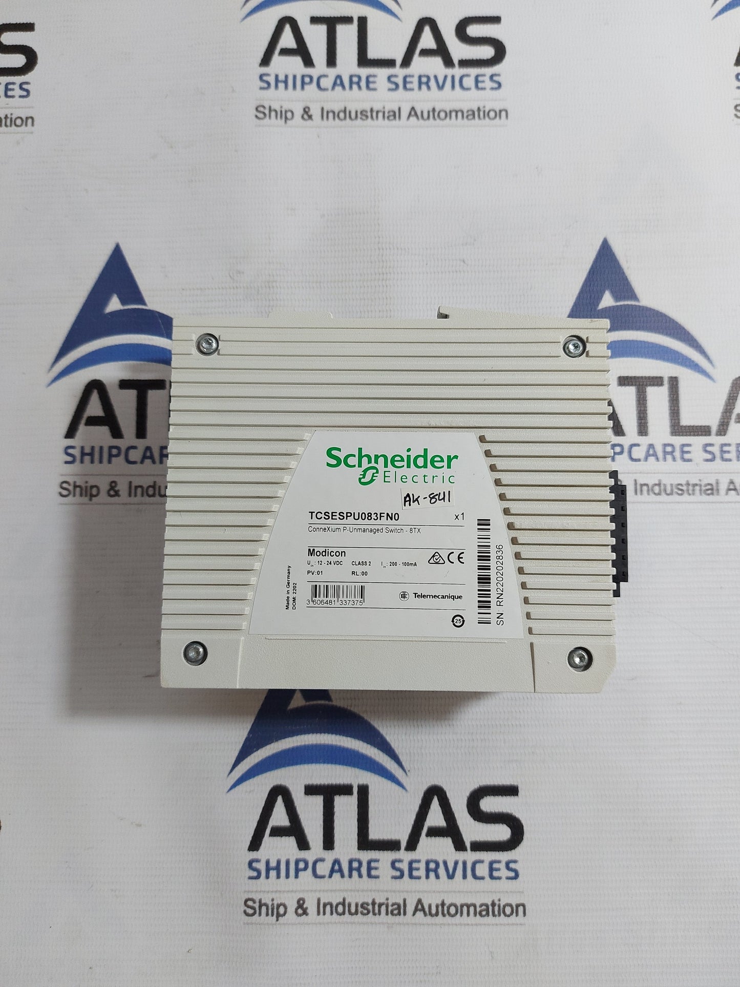 SCHNEIDER ELECTRIC TCSESPU083FN0 CONNEXIUM P-UNMANAGED SWITCH-8TX