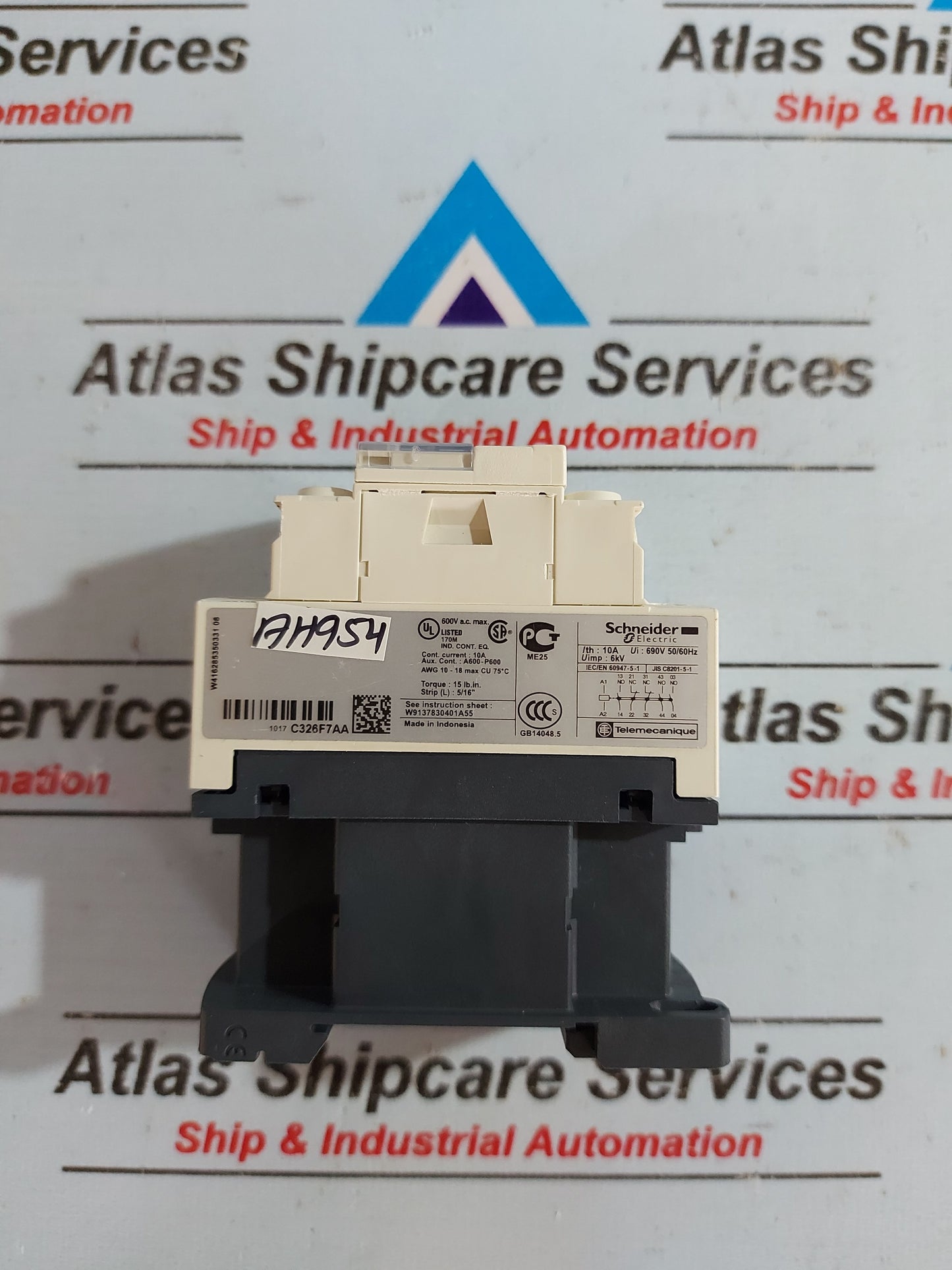 SCHNEIDER ELECTRIC TESYS CAD 326 CONTROL RELAY