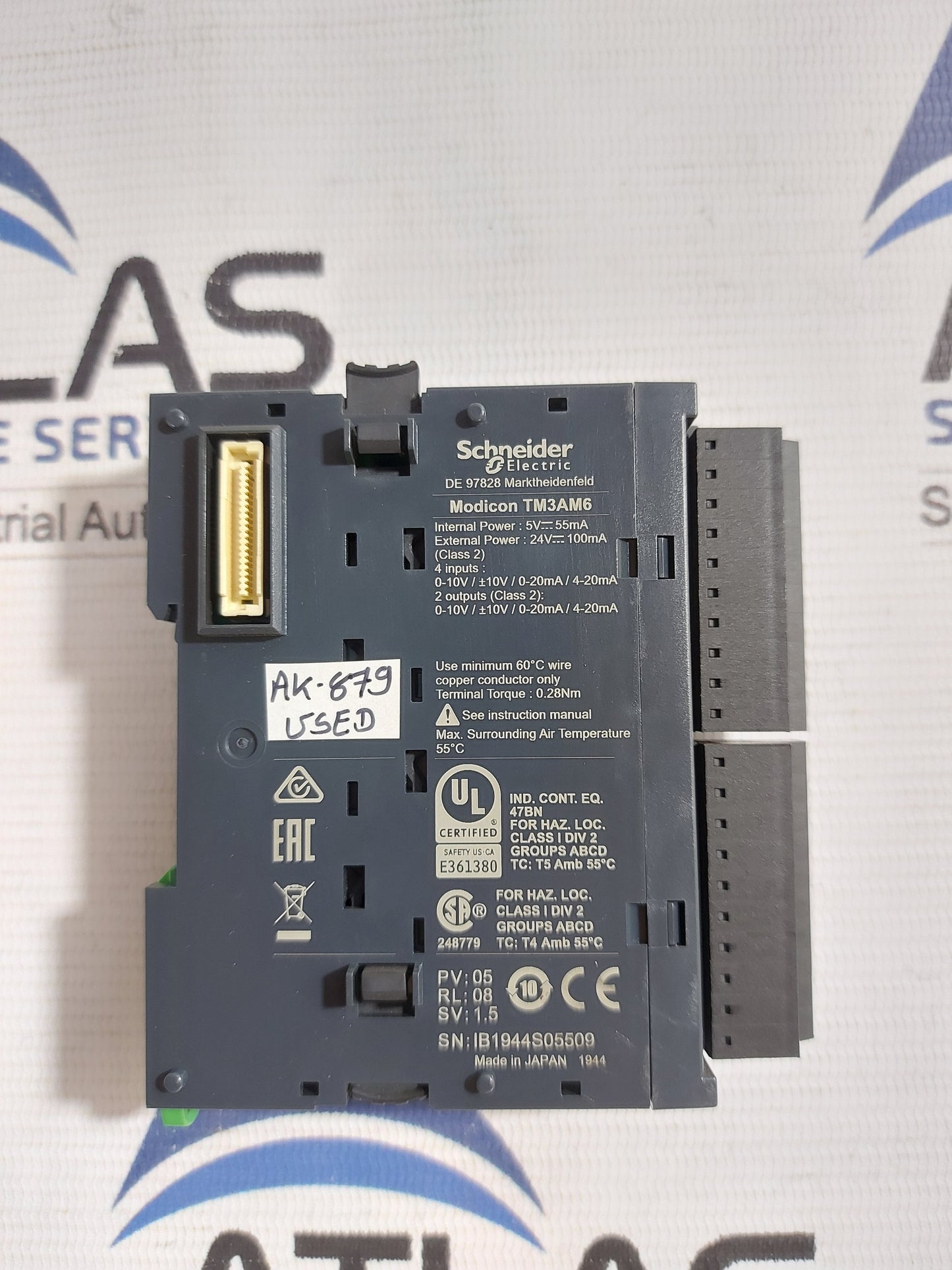 SCHNEIDER ELECTRIC TM3AM6 ANALOG MODULE