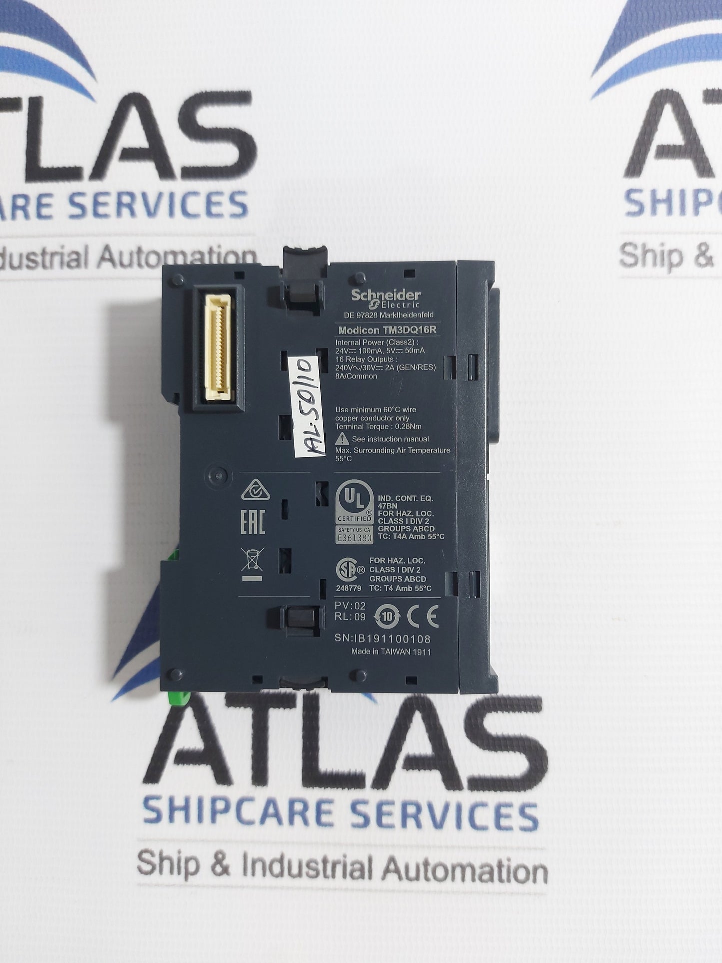 SCHNEIDER ELECTRIC TM3DQ16R MODICON TM3-16 RELAY OUTPUT 240V 2A
